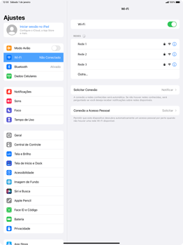 Como se conectar a uma rede Wi-Fi - Apple iPad 10,2 - Passo 5