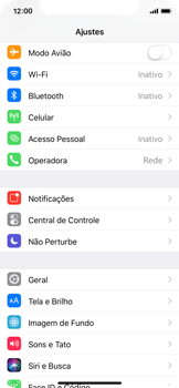 Como restaurar as configurações originais do seu aparelho - Apple iOS 11 Apple iOS 11 - Passo 3