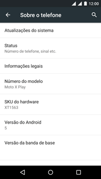 Como encontrar o número de IMEI do seu aparelho - Motorola Moto X Play - Passo 4