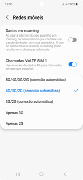 Como conectar à internet (APN automático) - Samsung Galaxy S23 Ultra - Passo 11