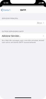 Como configurar seu celular para receber e enviar e-mails - Apple iOS 13 Apple iOS 13 - Passo 20