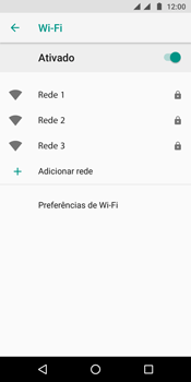 Como se conectar a uma rede Wi-Fi - Motorola Moto G6 Plus - Passo 7