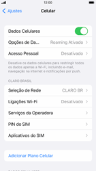 Como conectar à internet (APN automático) - Apple iPhone SE (2ª geração) - Passo 6