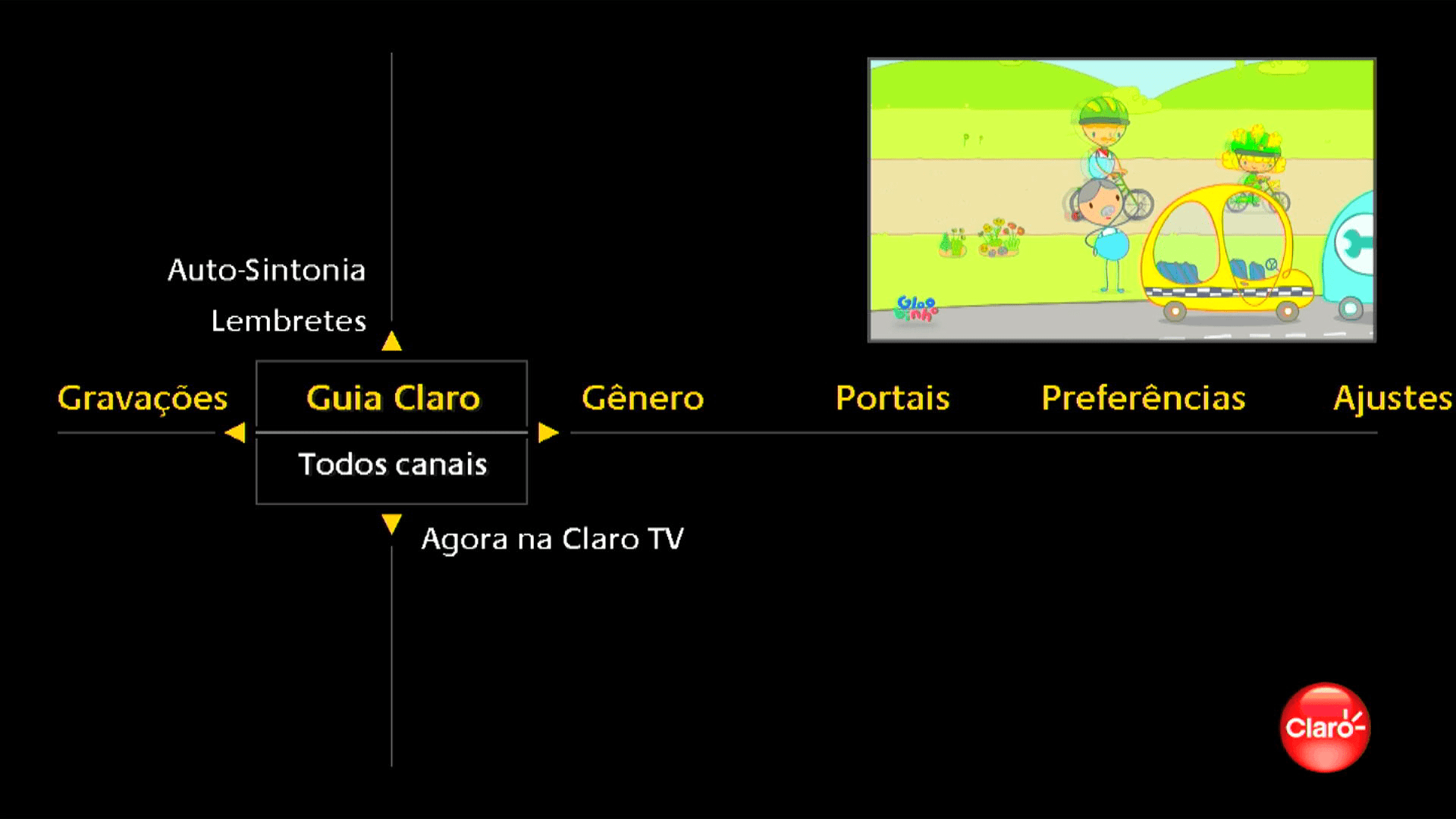 Interface de TV Interface de TV