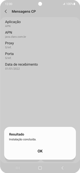 Como conectar à internet (APN automático) - Samsung Galaxy S22 - Passo 23