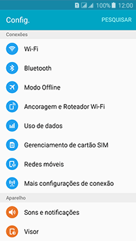 Como ativar e desativar o modo avião no seu aparelho - Samsung Galaxy J7 - Passo 4