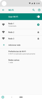 Como se conectar a uma rede Wi-Fi - Motorola One Action - Passo 9