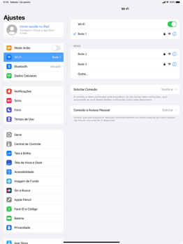 Como se conectar a uma rede Wi-Fi - Apple iPad 10,2 - Passo 7