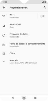 Como ativar e desativar o roaming de dados - LG K22 - Passo 4