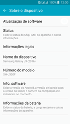 Como encontrar o número de IMEI do seu aparelho - Samsung Galaxy J3 Duos - Passo 4