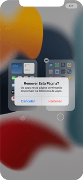 Como excluir uma página inicial - Apple iOS 15 Apple iOS 15 - Passo 6