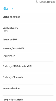 Como encontrar o número de IMEI do seu aparelho - Asus Zenfone Selfie - Passo 5