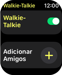 Como usar a função Walkie-Talkie - Apple Watch Series 8 - Passo 3