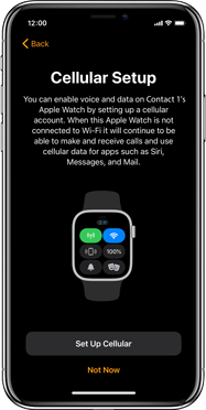 How to set up a watch for a family member Watch Settings Watch