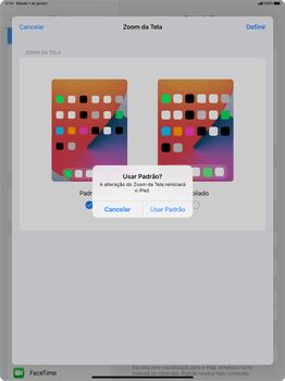 Como ampliar a tela com o zoom - Apple iPad Pro 12,9 - Passo 9