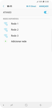 Como se conectar a uma rede Wi-Fi - Samsung Galaxy S9 Plus - Passo 7