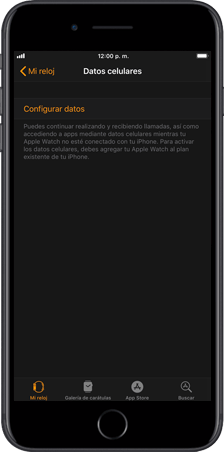 Configurar datos moviles discount en apple watch