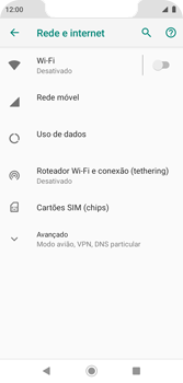 Como conectar à internet - Motorola Moto G7 Play - Passo 5