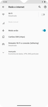 Como ativar e desativar o modo avião no seu aparelho - Motorola Moto G9 Play - Passo 6