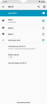 Como se conectar a uma rede Wi-Fi - Motorola Moto G9 Play - Passo 9