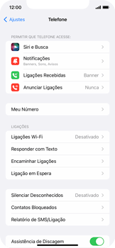 Como bloquear chamadas de números desconhecidos - Apple iOS 15 Apple iOS 15 - Passo 3