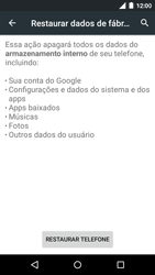 Como restaurar as configurações originais do seu aparelho - Motorola Moto G (3ª Geração) - Passo 6