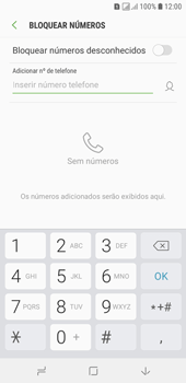 Como bloquear chamadas de números desconhecidos - Samsung Galaxy J6 - Passo 6
