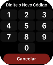 Como definir um código de bloqueio - Apple Watch Series 9 - Passo 5