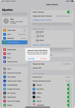 Como desativar o eSIM - Apple iPad Pro 11 - Passo 6