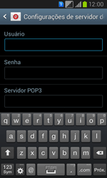 Como configurar seu celular para receber e enviar e-mails - Samsung Galaxy Win - Passo 8