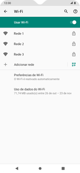 Como se conectar a uma rede Wi-Fi - Motorola Moto E6i - Passo 7