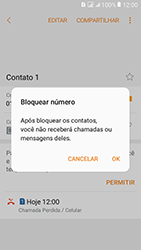 Como bloquear chamadas de um número específico - Samsung Galaxy J2 Prime - Passo 8