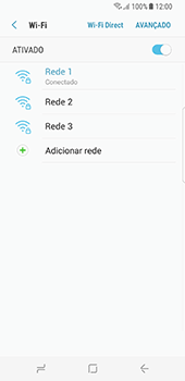 Como se conectar a uma rede Wi-Fi - Samsung Galaxy S8 - Passo 9