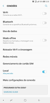 Como se conectar a uma rede Wi-Fi - Samsung Galaxy J8 - Passo 5