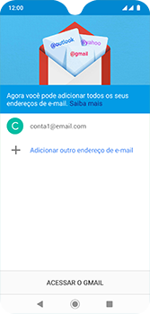 Como configurar seu celular para receber e enviar e-mails - Motorola Moto G7 - Passo 21