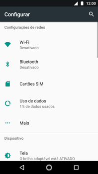 Como conectar à internet - Motorola Moto G5s Plus - Passo 6