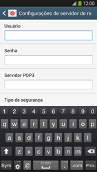 Como configurar seu celular para receber e enviar e-mails - Samsung Galaxy S IV - Passo 8