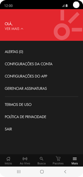 Como bloquear conteúdos por idade - Claro tv+ no Celular Claro tv+ no Celular - Passo 4