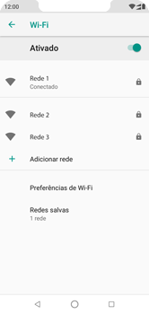 Como se conectar a uma rede Wi-Fi - Motorola One - Passo 9