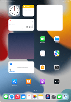 Como adicionar widgets na tela - Apple iPad Air - Passo 7