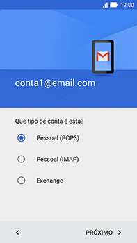 Como configurar seu celular para receber e enviar e-mails - Asus ZenFone Go - Passo 13