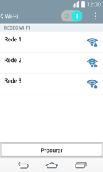 Como se conectar a uma rede Wi-Fi - LG F60 - Passo 6