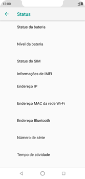 Como encontrar o número de IMEI do seu aparelho - Motorola One - Passo 6