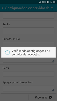 Como configurar seu celular para receber e enviar e-mails - Samsung Galaxy Note - Passo 11