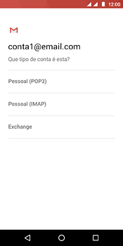 Como configurar seu celular para receber e enviar e-mails - Motorola Moto E5 - Passo 10