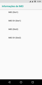 Como encontrar o número de IMEI do seu aparelho - Motorola Moto G6 Plus - Passo 7