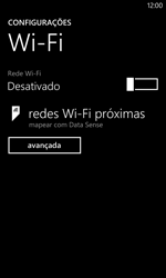 Como se conectar a uma rede Wi-Fi - Nokia Lumia 1020 - Passo 5