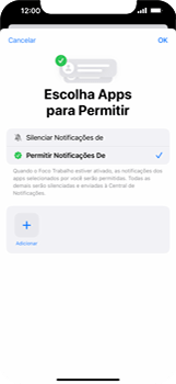 Como ativar o modo Foco - Apple iOS 16 Apple iOS 16 - Passo 12