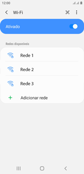 Como se conectar a uma rede Wi-Fi - Samsung Galaxy A01 Core - Passo 7