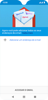 Como configurar seu celular para receber e enviar e-mails - Motorola Moto G7 - Passo 5